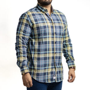 Camisa Varanasi a Cuadros Azul/Blanco/Amarillo 7024v5