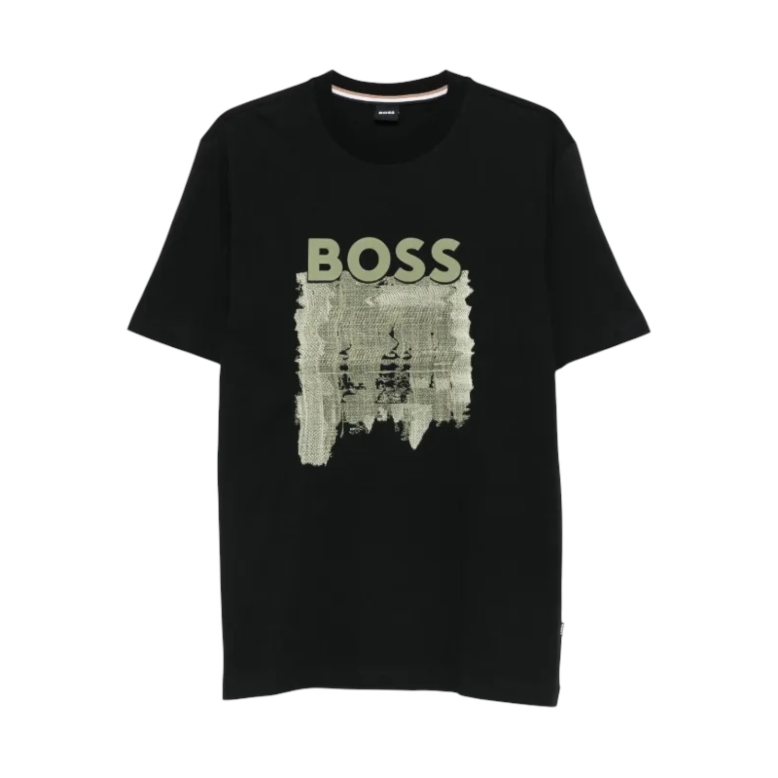 Playera BOSS Black "Canvas-Effect Logo"