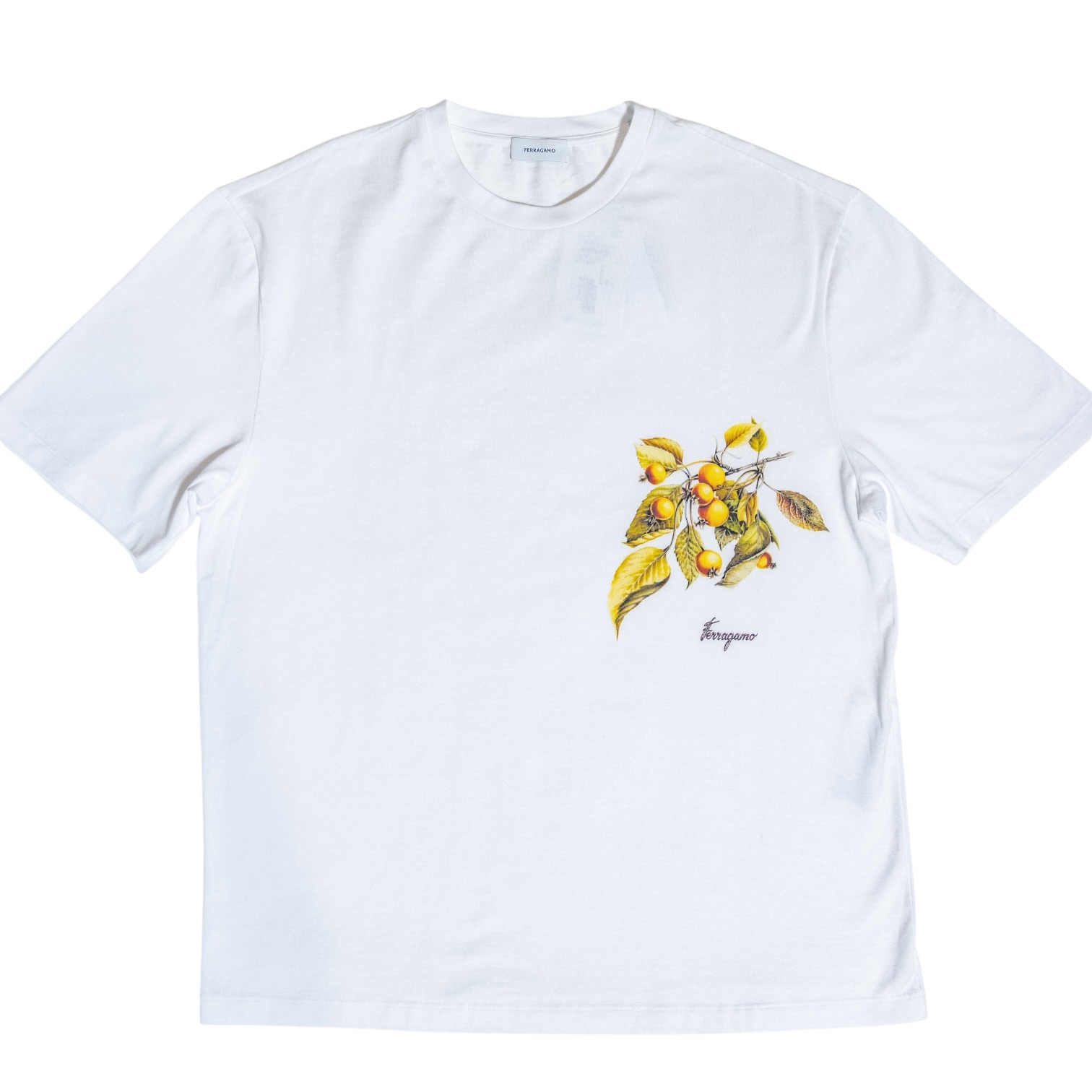 Playera Ferragamo "Botanical Sketch" Premium Tee