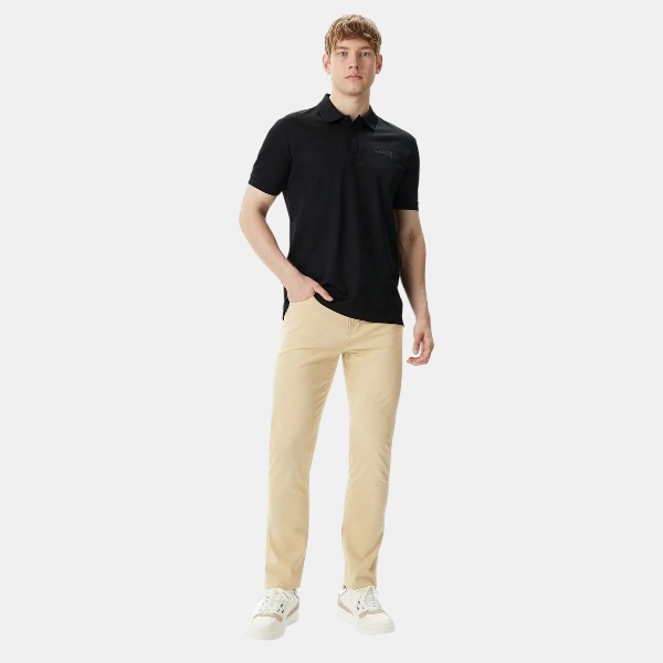 Polo BOSS Tonal Monogram – Sleek Black Edition - Imagen 3