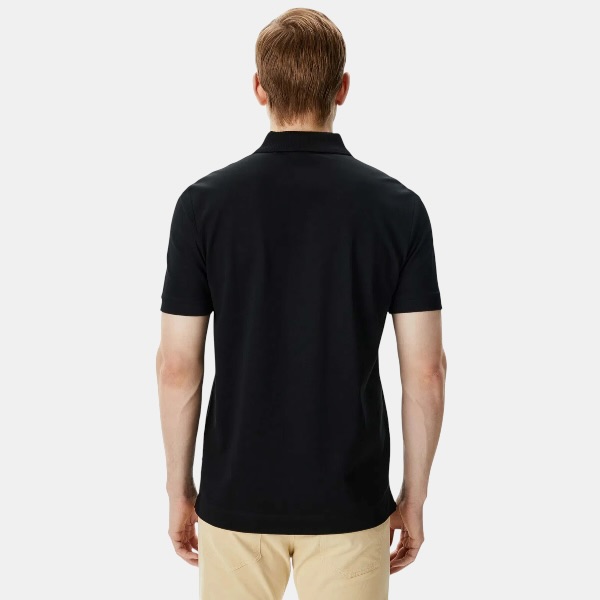 Polo BOSS Tonal Monogram – Sleek Black Edition - Imagen 4