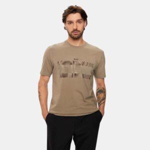 Playera BOSS Geometric Fade – Black or White Collection