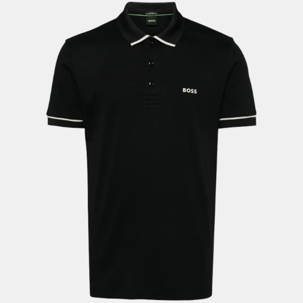 Playera BOSS Glitch Logo – Stealth Black Edition - Imagen 5