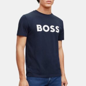 Playera BOSS Classic Logo – Navy Edition