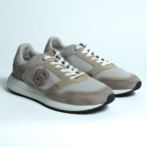 Tenis Boss RushRunn - mezcla de materiales beige