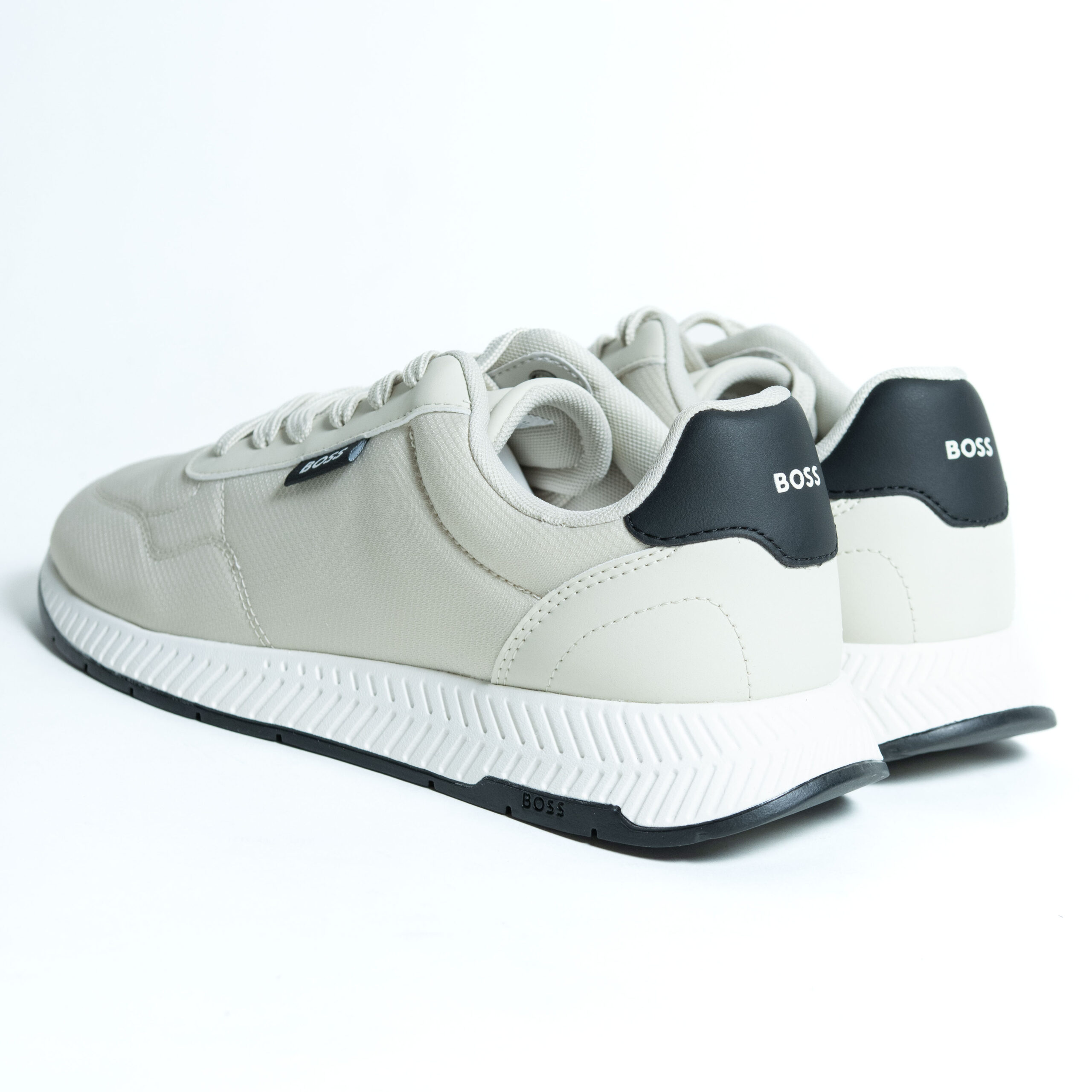 Tenis Boss Jonah_Runn_ltmx en color beige - Imagen 4
