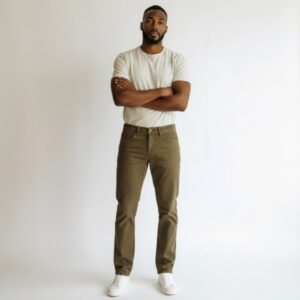 Jeans Sherman Morgan Slim Fit – Olive Earth Edition