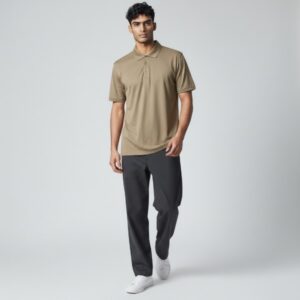 Polo Pavini - Beige Texture
