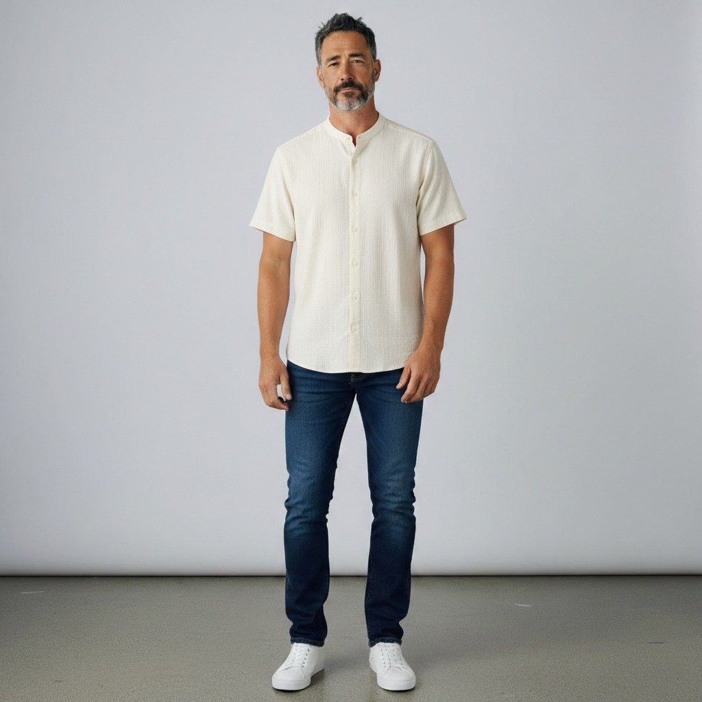 Camisa Wr Studio - Cuello Mao 502BE - Imagen 2